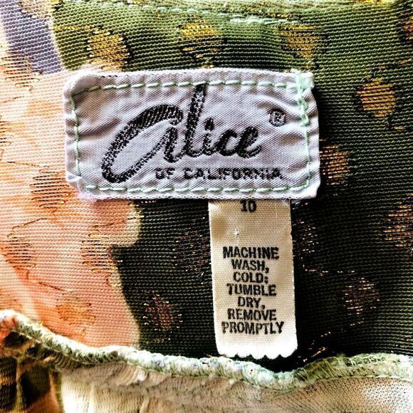 Vintage Blouse by Alice of California Made in Union ILGWU US Sz 10 Very pretty! - Picture 11 of 11